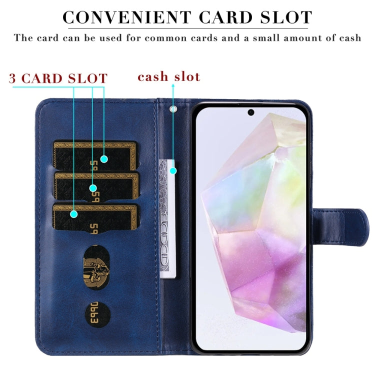 For Galaxy A36 5G / A56 5G Fashion Calf Texture Zipper Leather Phone Case