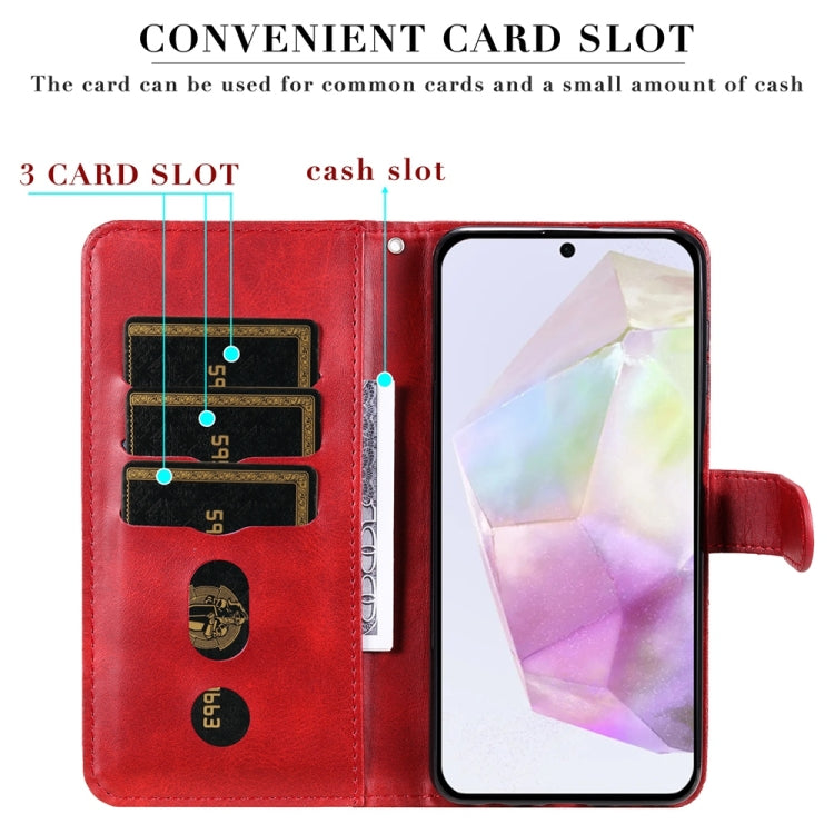 For Galaxy A36 5G / A56 5G Fashion Calf Texture Zipper Leather Phone Case