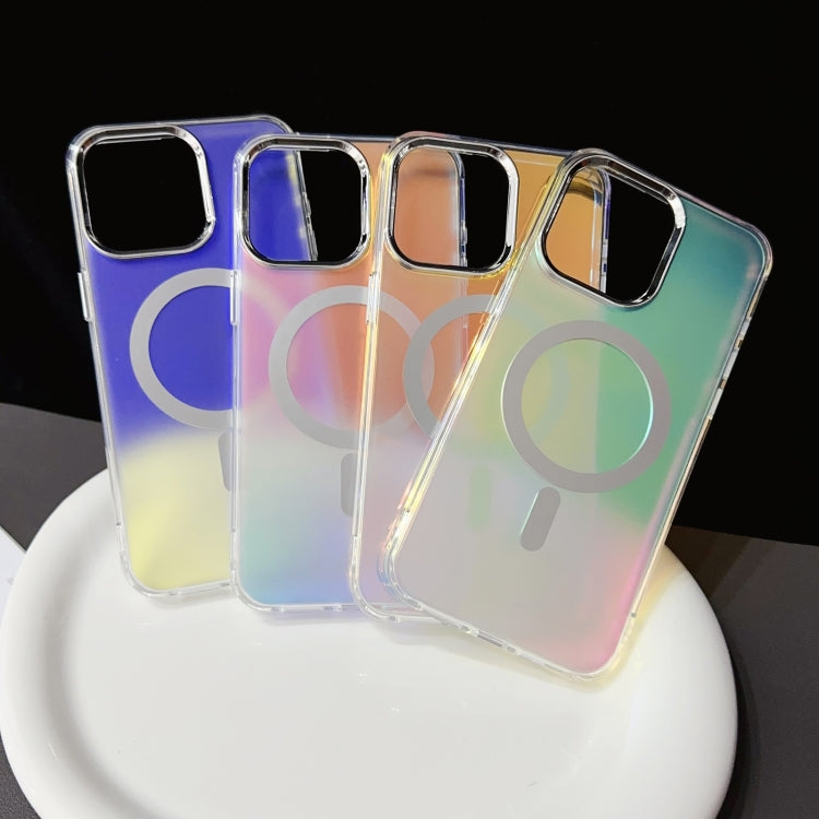 For iPhone 13 Silver Sand Series MagSafe IMD Phone Case