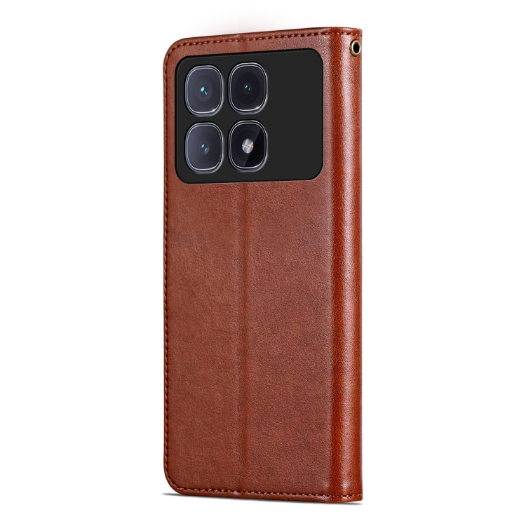 For Redmi K70 Ultra AZNS Sheepskin Texture Flip Leather Phone Case