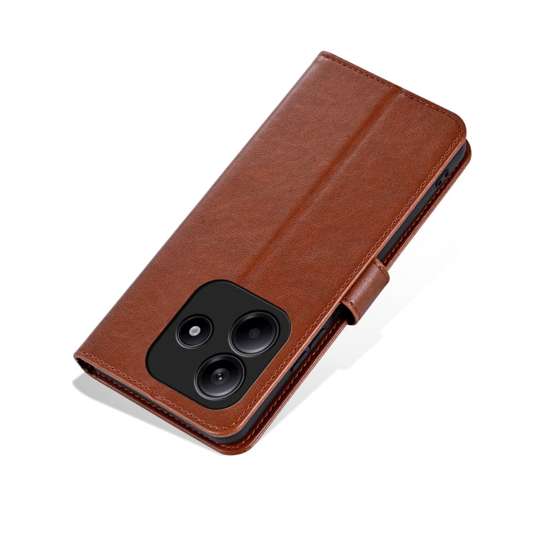 For Redmi Note 14 5G AZNS Sheepskin Texture Flip Leather Phone Case