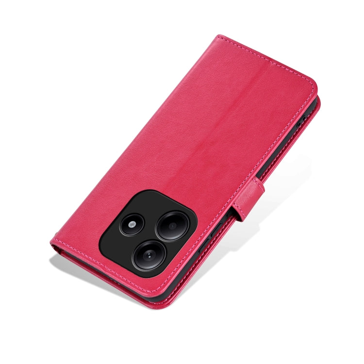 For Redmi Note 14 5G AZNS Sheepskin Texture Flip Leather Phone Case