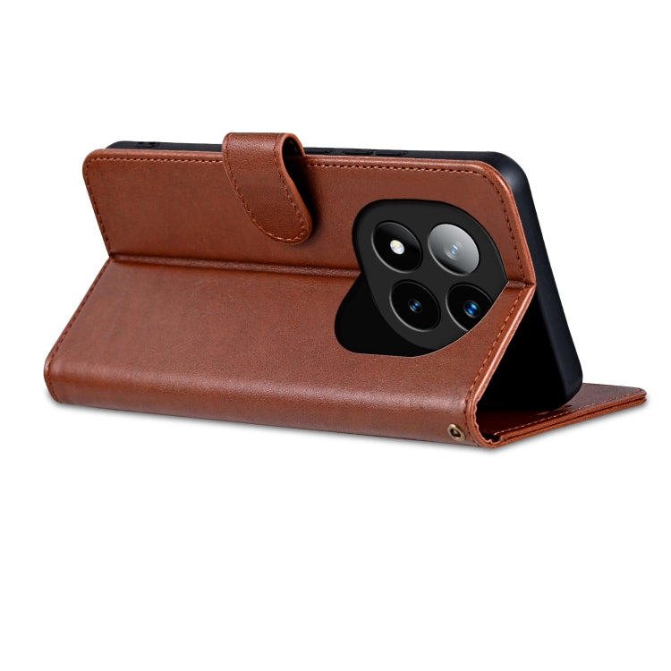 For Redmi Note 14 Pro+ 5G AZNS Sheepskin Texture Flip Leather Phone Case