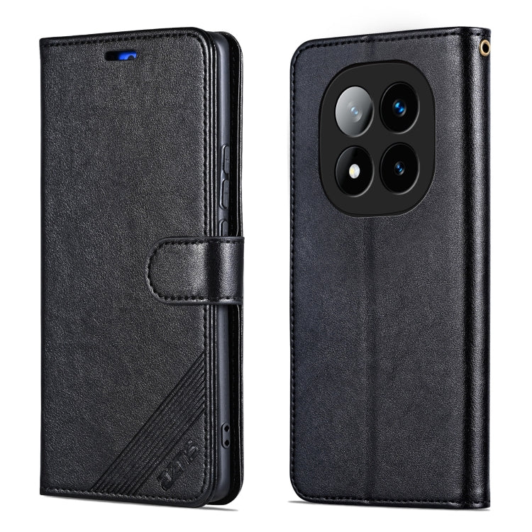 For Redmi Note 14 Pro+ 5G AZNS Sheepskin Texture Flip Leather Phone Case