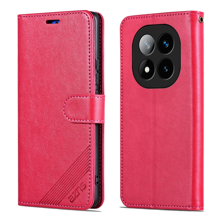 For Redmi Note 14 Pro+ 5G AZNS Sheepskin Texture Flip Leather Phone Case