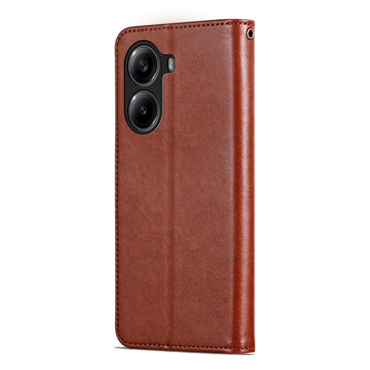 For Redmi Turbo 4 / Xiaomi Poco X7 Pro AZNS Sheepskin Texture Flip Leather Phone Case