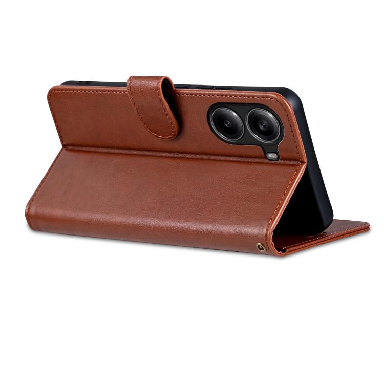 For Redmi Turbo 4 / Xiaomi Poco X7 Pro AZNS Sheepskin Texture Flip Leather Phone Case