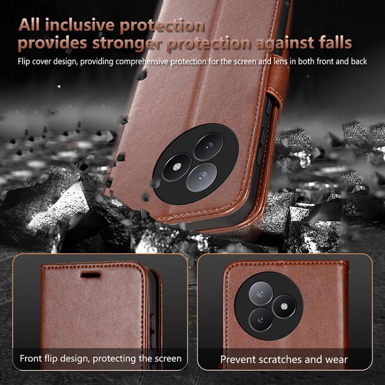 For Redmi K80 Ultra AZNS Sheepskin Texture Flip Leather Phone Case
