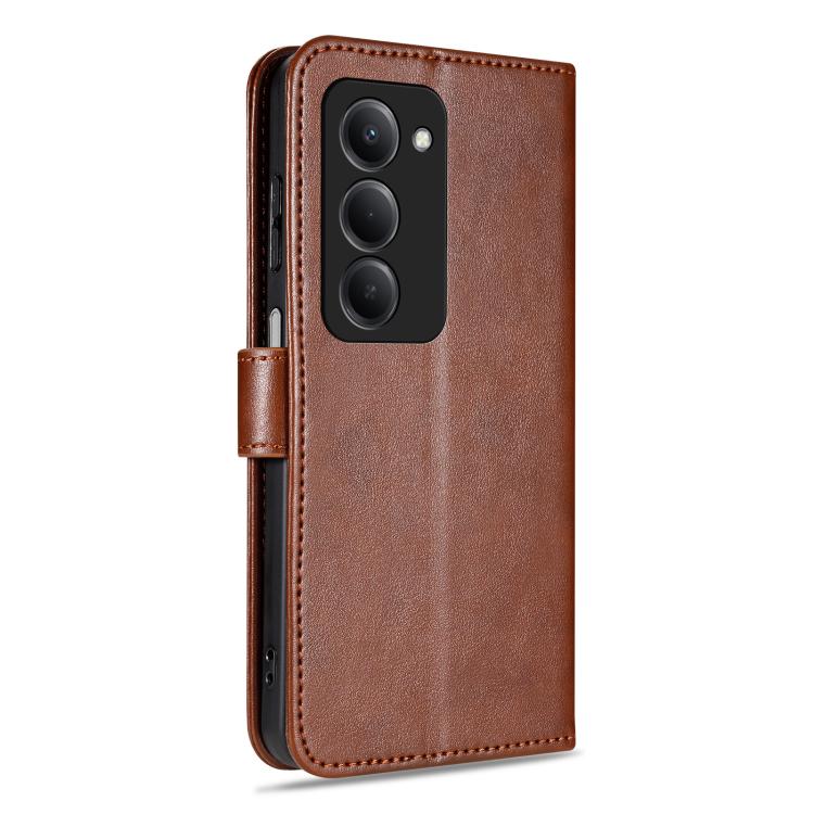 For Redmi 15 5G Global / 15 4G SEA AZNS Sheepskin Texture Flip Leather Phone Case