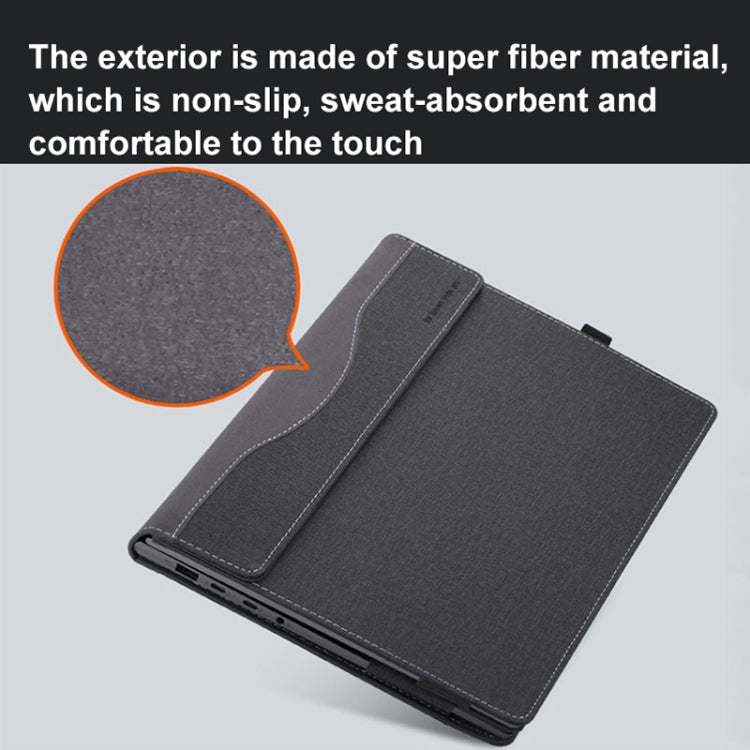 For MicroSoft Surface Laptop 15 inch Leather Laptop Shockproof Protective Case with Stand