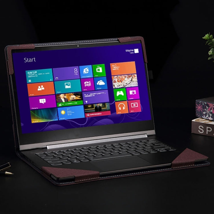For MicroSoft Surface Laptop 15 inch Leather Laptop Shockproof Protective Case with Stand