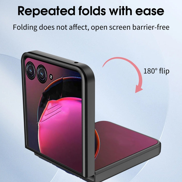 For Motorola Razr 50 Magnetic Holder TPU+PC Phone Case