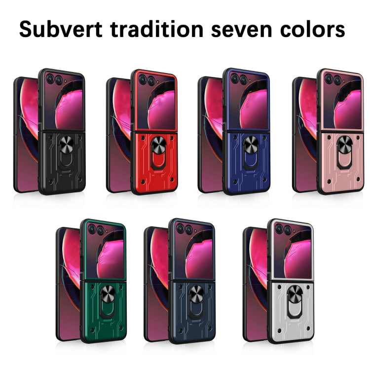 For Motorola Razr 50 Magnetic Holder TPU+PC Phone Case