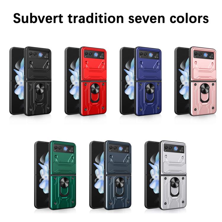For Motorola Razr 40 Magnetic Holder TPU+PC Phone Case
