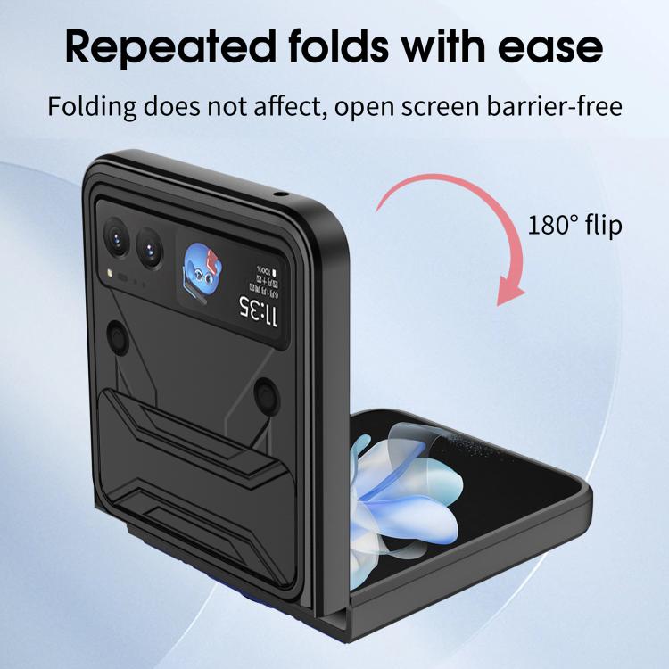 For Motorola Razr 40 Magnetic Holder TPU+PC Phone Case