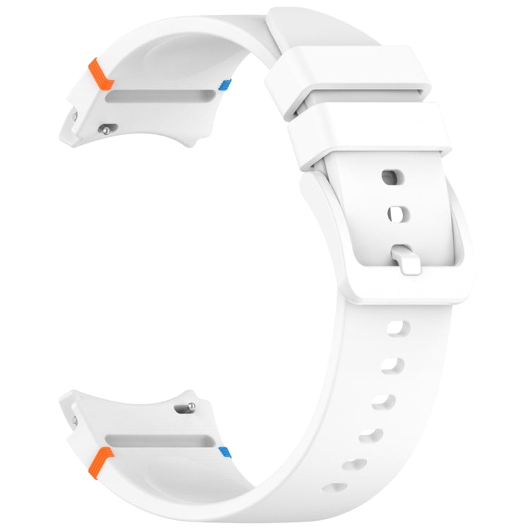 For Samsung Galaxy Watch 7 40 / 44mm Official Solid Color Stitched Silicone Watch Band