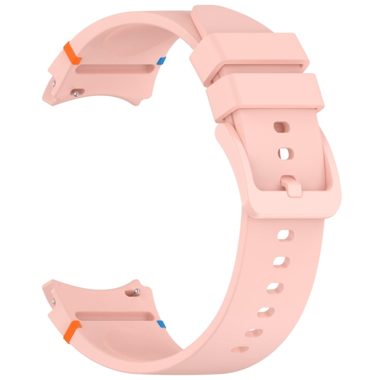 For Samsung Galaxy Watch 7 40 / 44mm Official Solid Color Stitched Silicone Watch Band