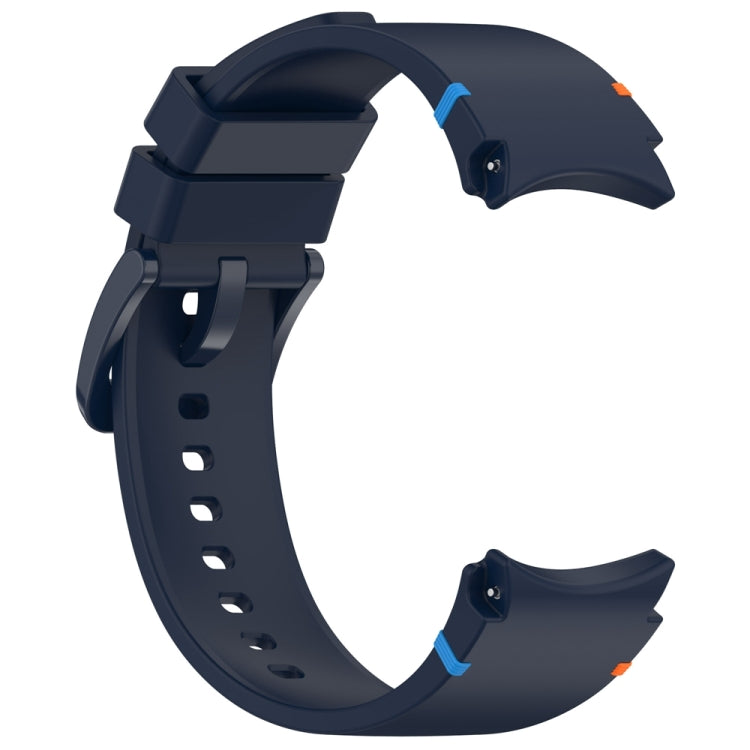 For Samsung Galaxy Watch 7 40 / 44mm Official Solid Color Stitched Silicone Watch Band