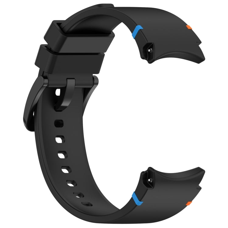For Samsung Galaxy Watch 7 40 / 44mm Official Solid Color Stitched Silicone Watch Band