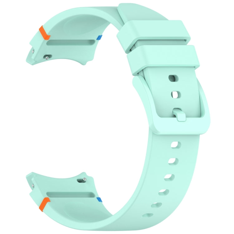 For Samsung Galaxy Watch 7 40 / 44mm Official Solid Color Stitched Silicone Watch Band