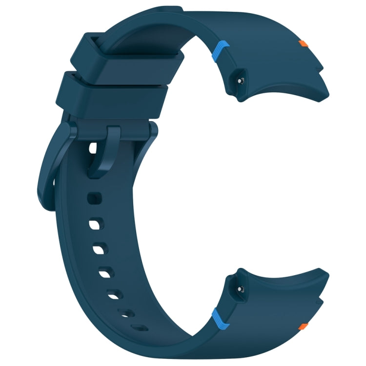 For Samsung Galaxy Watch 7 40 / 44mm Official Solid Color Stitched Silicone Watch Band