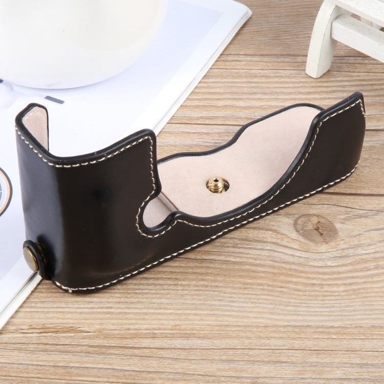 For Nikon ZFC Glossy PU Leather Camera Half Case Base