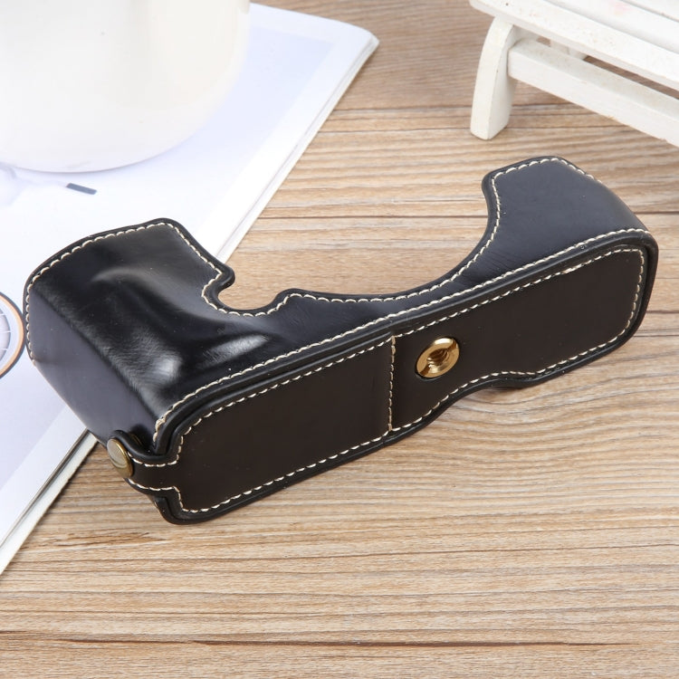 For Nikon ZFC Glossy PU Leather Camera Half Case Base