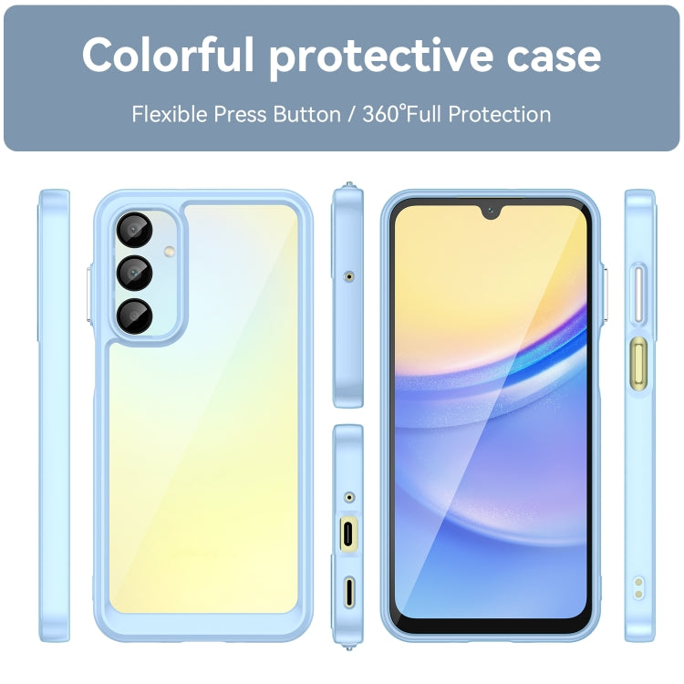 For Samsung Galaxy A16 5G Colorful Series Acrylic Hybrid TPU Phone Case