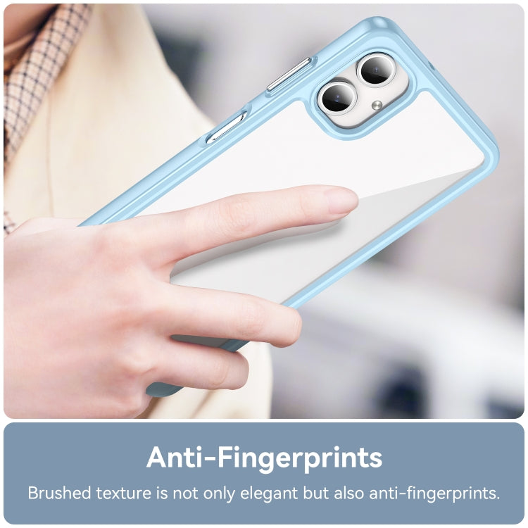 For Samsung Galaxy A06 4G Colorful Series Acrylic Hybrid TPU Phone Case