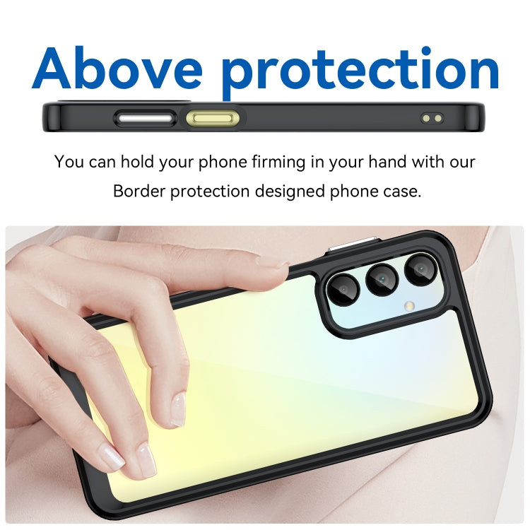 For Samsung Galaxy A16 4G Colorful Series Acrylic Hybrid TPU Phone Case