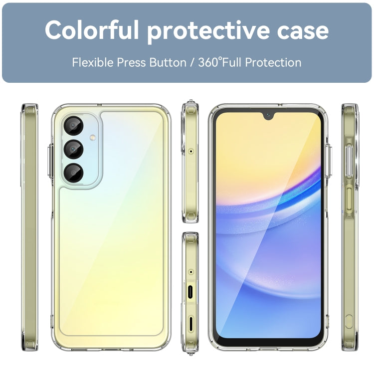 For Samsung Galaxy A16 4G Colorful Series Acrylic Hybrid TPU Phone Case