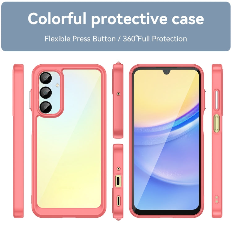 For Samsung Galaxy A16 4G Colorful Series Acrylic Hybrid TPU Phone Case