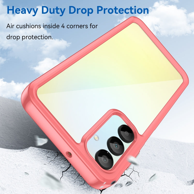 For Samsung Galaxy A16 4G Colorful Series Acrylic Hybrid TPU Phone Case