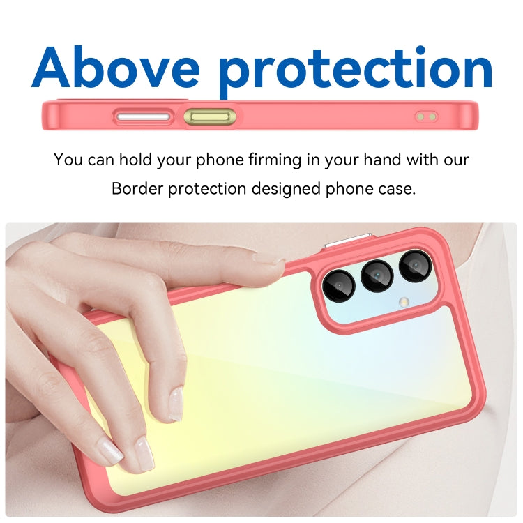 For Samsung Galaxy A16 4G Colorful Series Acrylic Hybrid TPU Phone Case