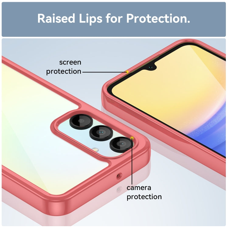For Samsung Galaxy A16 4G Colorful Series Acrylic Hybrid TPU Phone Case
