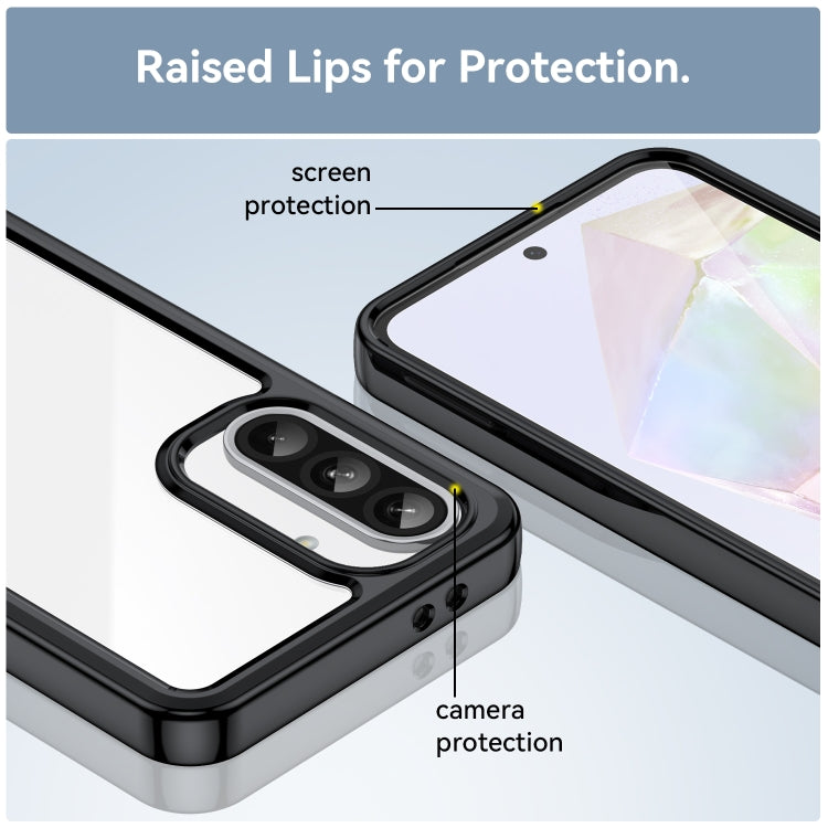 For Samsung Galaxy A36 5G Colorful Series Acrylic Hybrid TPU Phone Case