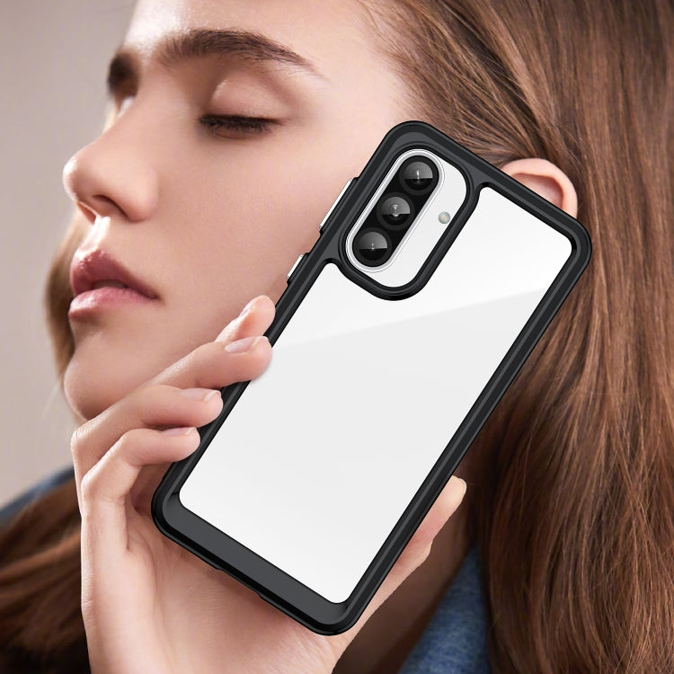 For Samsung Galaxy A36 5G Colorful Series Acrylic Hybrid TPU Phone Case