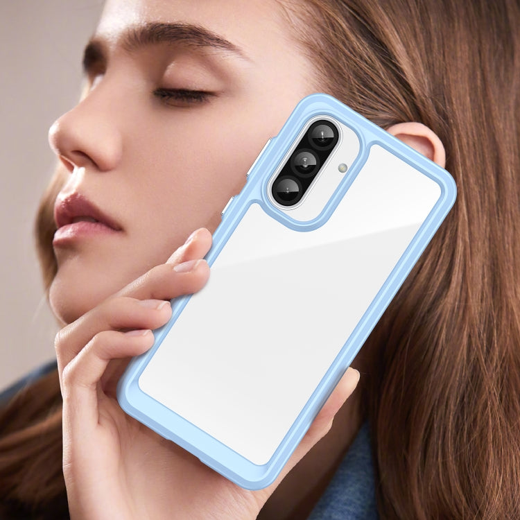 For Samsung Galaxy A36 5G Colorful Series Acrylic Hybrid TPU Phone Case