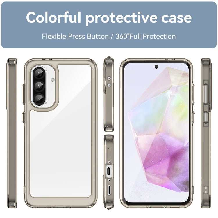 For Samsung Galaxy A36 5G Colorful Series Acrylic Hybrid TPU Phone Case
