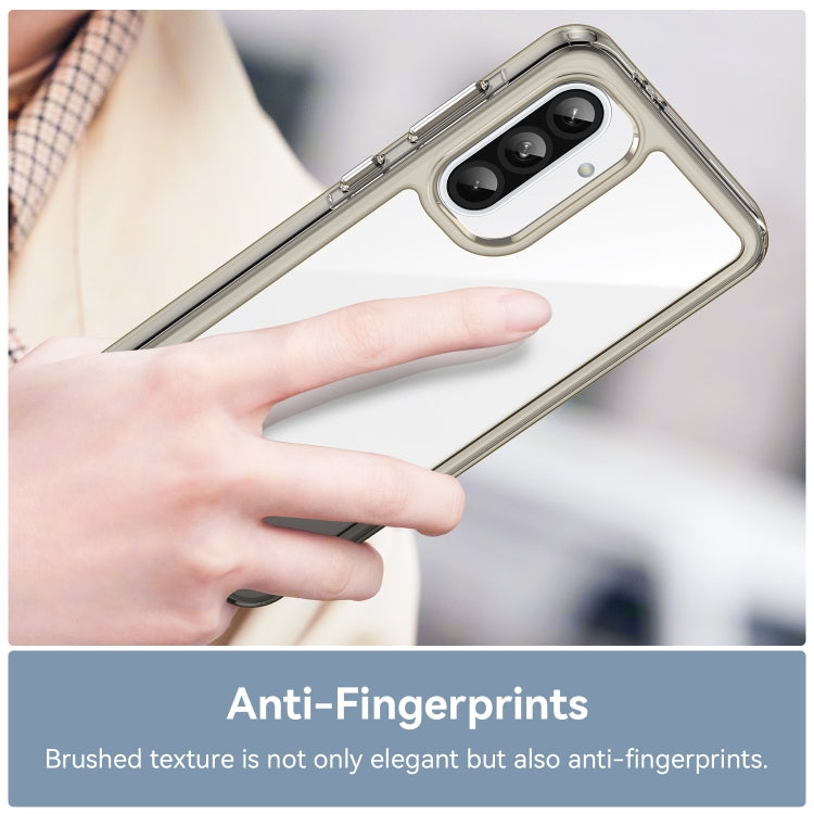 For Samsung Galaxy A36 5G Colorful Series Acrylic Hybrid TPU Phone Case