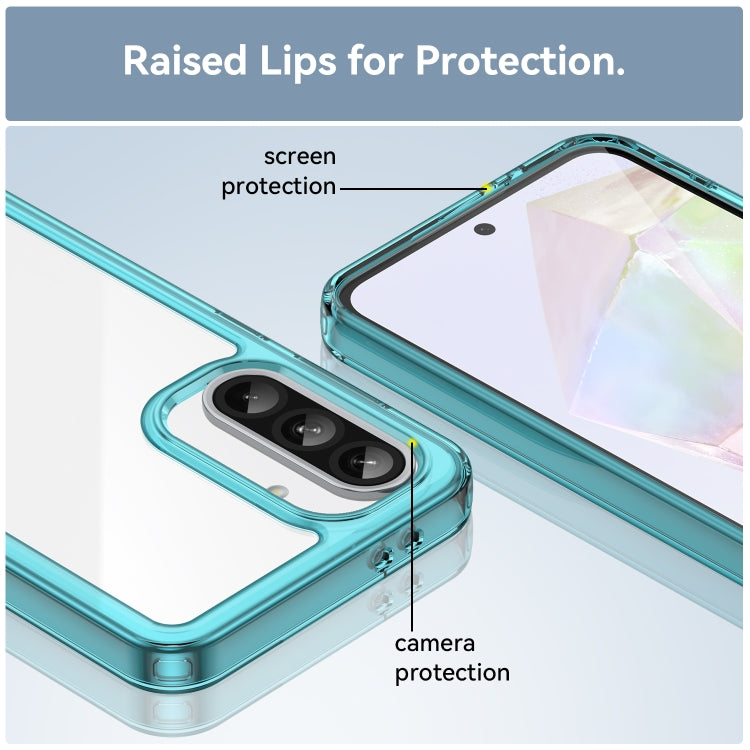 For Samsung Galaxy A36 5G Colorful Series Acrylic Hybrid TPU Phone Case