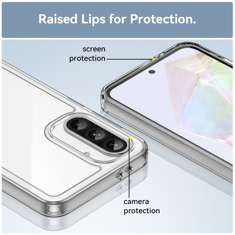 For Samsung Galaxy A36 5G Colorful Series Acrylic Hybrid TPU Phone Case