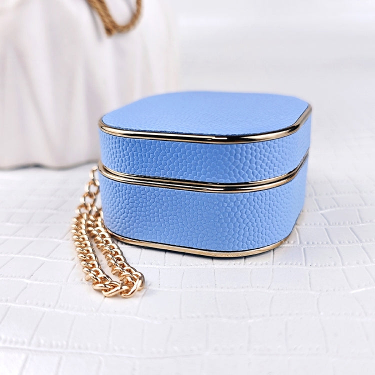 For Samsung Galaxy Buds2 / 2 Pro / Pro Litchi Texture Earbuds Box Leather Protective Case with Metal Bracelet