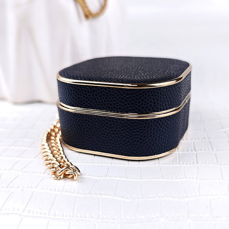 For Samsung Galaxy Buds2 / 2 Pro / Pro Litchi Texture Earbuds Box Leather Protective Case with Metal Bracelet