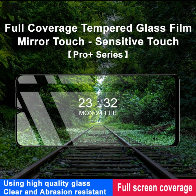 For Realme C63 5G imak 9H Surface Hardness Full Screen Tempered Glass Film Pro+ Series