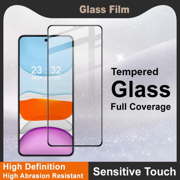 For Realme 14 5G Global imak 9H Surface Hardness Full Screen Tempered Glass Film Pro+ Series