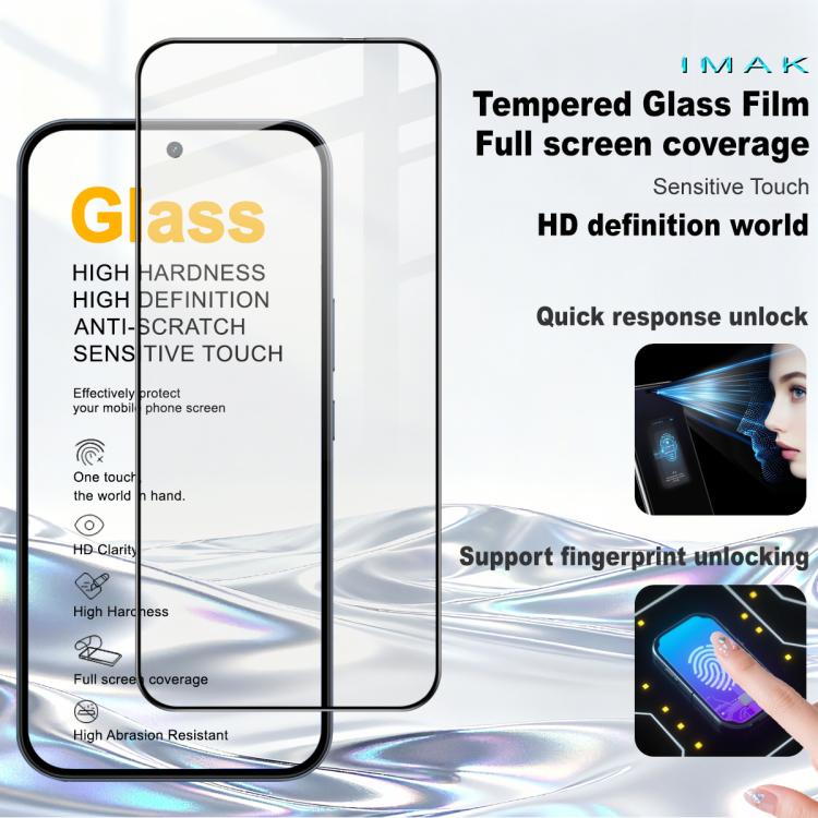 For Realme 16 Pro 5G Global imak 9H Surface Hardness Full Screen Tempered Glass Film Pro+ Series