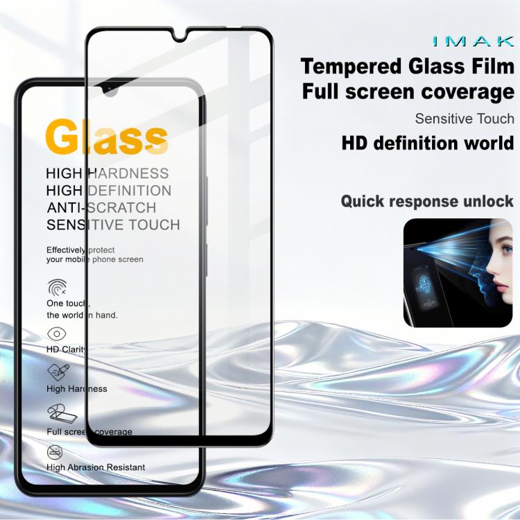 For Realme Note 70 4G/Narzo 80 Lite 4G imak 9H Surface Hardness Full Screen Tempered Glass Film Pro+ Series