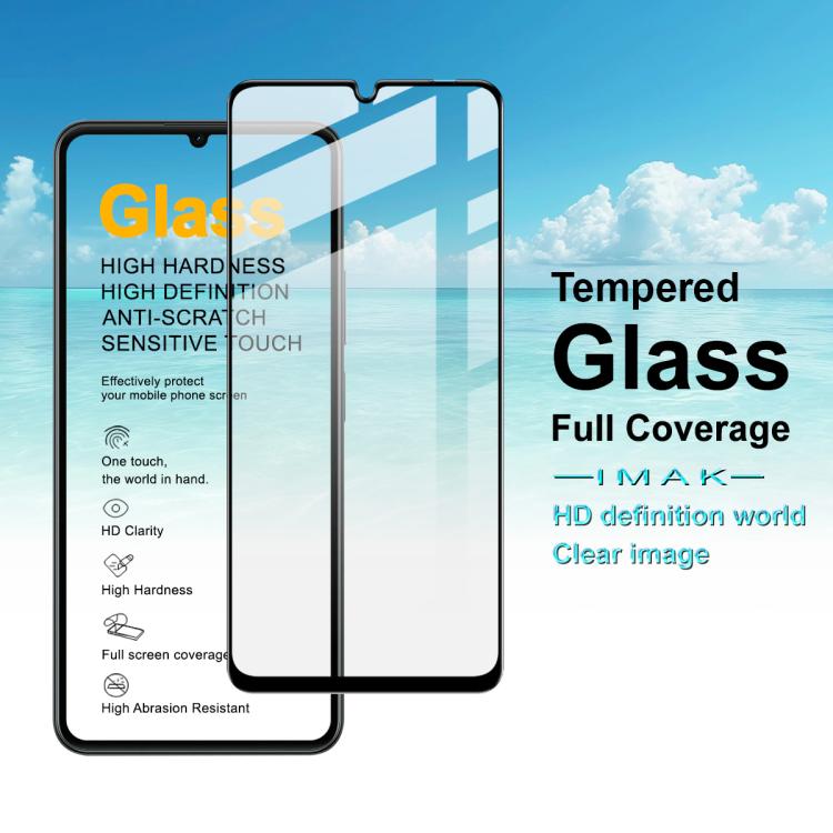 For Realme Note 80 4G imak 9H Surface Hardness Full Screen Tempered Glass Film Pro+ Series