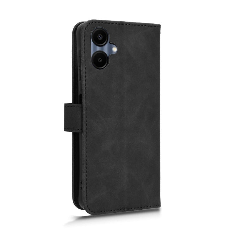 For Samsung Galaxy A06 Skin Feel Magnetic Flip Leather Phone Case